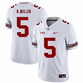Ohio State Buckeyes 5 Braxton Miller White Nike College Football Jersey Dzhi,baseball caps,new era cap wholesale,wholesale hats